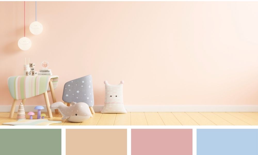 Cores Relaxantes: Escolhendo a Melhor Paleta para o Quarto do Bebê