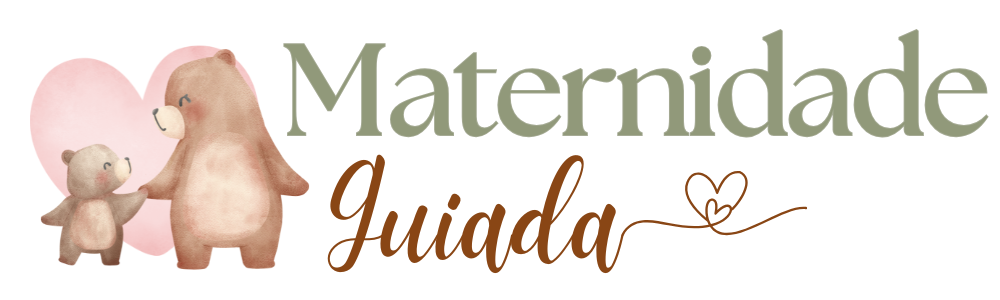 Logotipo do blog Maternidade Guiada apresentando uma ilustração em aquarela de urso e seu filhote de mãos dadas com um coração ao fundo, simbolizando o guia seguro, o vínculo materno e o acolhimento na parentalidade consciente.